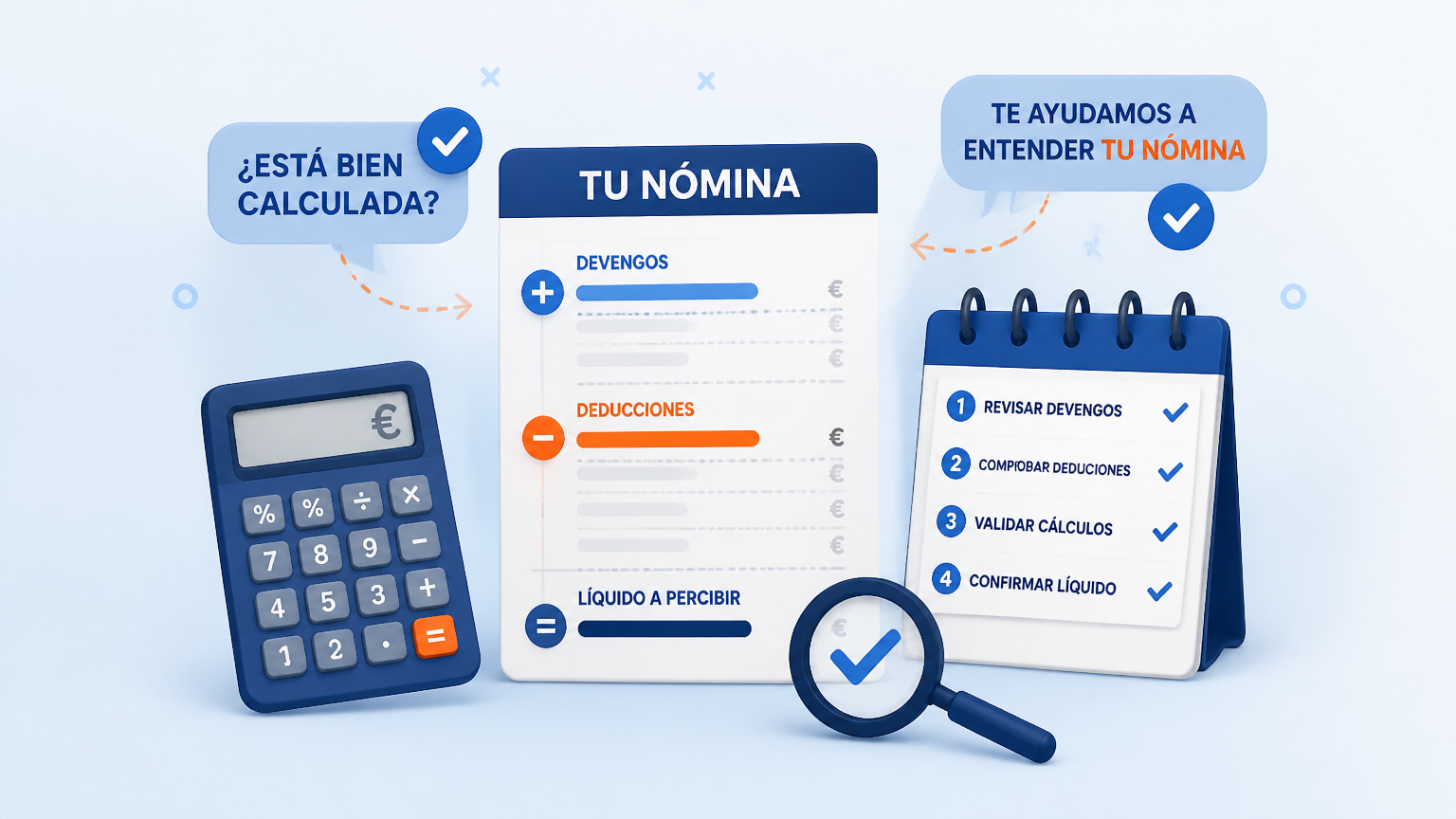 Cómo revisar una nómina para saber si está bien calculada